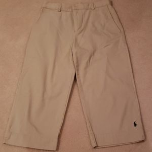 Cropped khakis